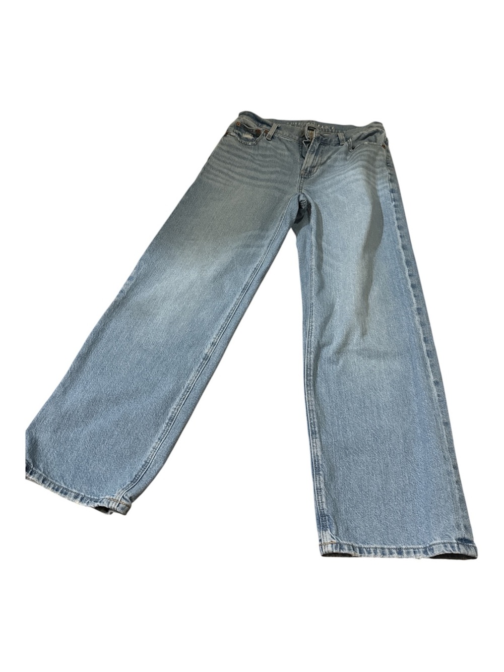 American Eagle Outfitters Light Blue Wide-Leg Jeans